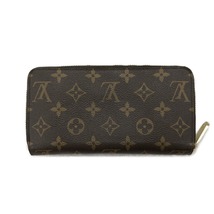 ## LOUIS VUITTON ルイヴィトン ジッピーウォレット モノグラム M42616 型崩れ・角スレ有 傷や汚れあり_画像1