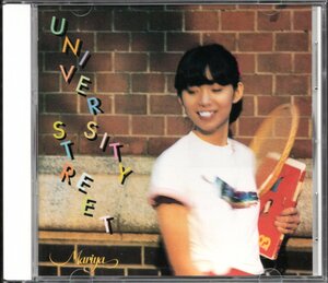 【中古CD】竹内まりや/UNIVERSITY STREET/ユニヴァーシティ・ストリート/2018年リマスター盤