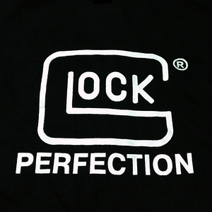 送料無料【GLOCK】グロック/ピストル/ブラック★選べる5サイズ/S M L XL 2XL/ヘビーウェイト 5.6オンス