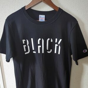 BEAMS 別注　Champion REVERSE WEAVE BLACK LOGO ユニセックス　Tシャツ リバースウィーブ