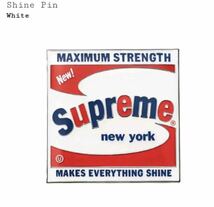 【Supreme】shine Pin ピンバッチ 新品 激レア / ピンバッジ ピンズ PIN シュプリーム ボックスロゴ BOXロゴ BOXLOGO ノベルティ セット_画像1