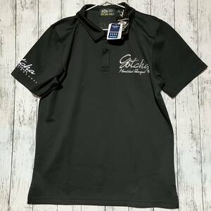 【GOTCHA GOLF】ガッチャゴルフ メンズ 半袖ポロシャツ XL ブラック 未使用・タグ付き 送料無料