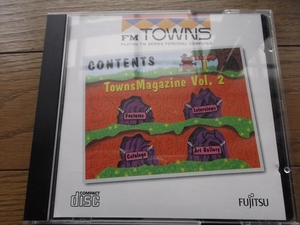 Towns Magazine Vol.2/ trial version CDROM / CD-ROM2 sheets set 