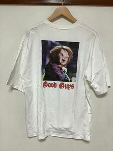 め1156 CHUCKY チャッキー 半袖Tシャツ L ホワイト ホラー映画