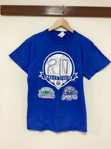 や1124 GILDAN 半袖Tシャツ M テネシースモーキーズ 野球 ベースボール AA ブルー