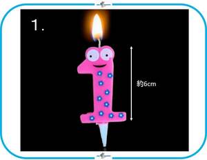 E230 outlet SALE 1 number candle low sok birthday cake decoration abroad figure design birthday party rare 