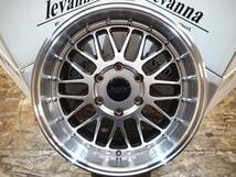 ☆新品☆オーバーフェンダー ツライチ設定☆高級 メッシュ 深リム 77㎜ levanna V10LTH 18inch9J+25 TOYO SD7 225/45R18 ハイエース 200系_画像3