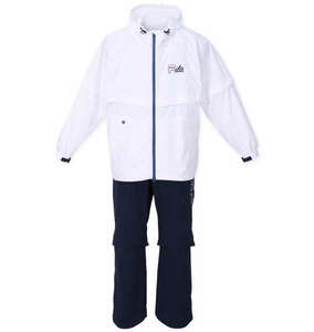 3363 ☆ 3L (совместимая с талией около 105-115㎝)/Filagolf Filagolf/Rainwear Upper и нижний/темно-синий