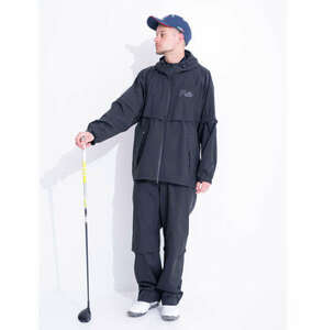 3364 ☆ 5L (талия около 125-135㎝ совместимо)/Filagolf Filagolf/Rainwear Upper и Lower/Black