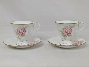 NORITAKE ノリタケ AVON ROSE CLUB カップ＆ソーサ―2客セット