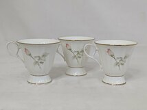 NORITAKE ノリタケ AVON '86 '87 '88 ROSE CLUB カップ＆ソーサ―3客セット_画像3