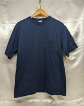 CAMBER キャンバー 胸ポケットTシャツ USA製 クルーネック サイズ：M カラー：ネイビー_画像1