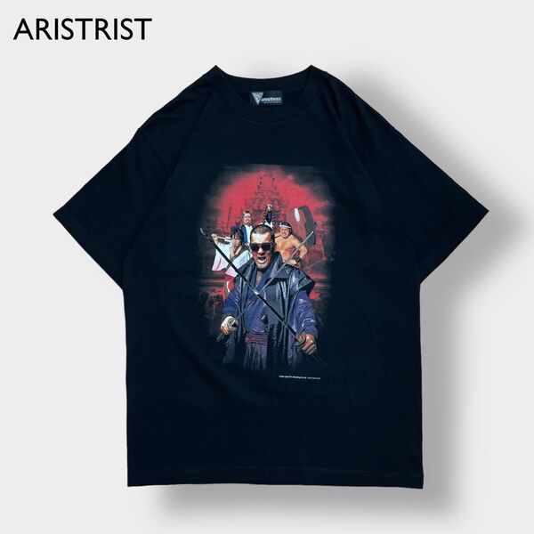 【ARISTRIST】サイン入り パチンコ プロレス Tシャツ 蝶野 棚橋 天山 中西 バックプリント アドバタイジング 古着