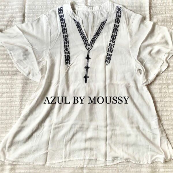 AZUL BY MOUSSY トップス　透け感 