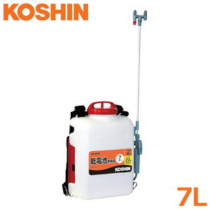  Koshin sprayer spray machine electric battery type disinfection expert 7L DK-7D back carrier type power sprayer pest control weedkiller scattering vessel 