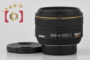 【中古】SIGMA シグマ 30mm f/1.4 EX DC HSM ニコン用