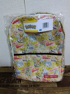 新品　ポケモンイエローリュック　送料込み