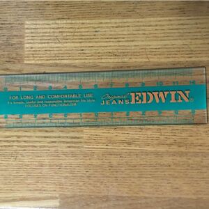 値下げ 希少エドウィン　EDWIN 定規　ものさし