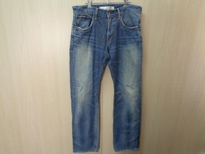 b992◆EDWIN 403XV レギュラー ストレートジーンズ◆エドウィン size31 インディゴ 綿100％ Exclusie Vintage model 縦落ち デニムパンツ5G