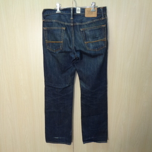 b830◆Abercrombie&Fitch ストレートジーンズ◆アバクロンビー＆フィッチ size:w30 ブルー系 コットン100％ メンズ デニムパンツ 5Gの画像3