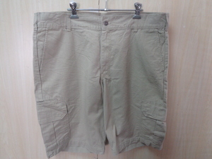 b323◆Dickies Flex レギュラーフィット ストレッチ ワークショーツ◆ディッキーズ size38 リップストップ WR353RDS カーキ ハーフパンツ5G