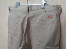 b881◆Dickies カーゴショーツ◆ディッキーズ ｗ34 コットン100％ LR337KH カーキ ワーク ハーフパンツ ショートパンツ ボトムス メンズ 5G_画像4