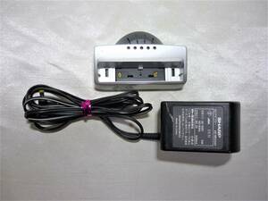 シャープ SHARP 純正 ACアダプター MD用　DC5V 500mA ■AD-MD23AP（PSE規格品）■ 通電確認済み　充電台はおまけです 