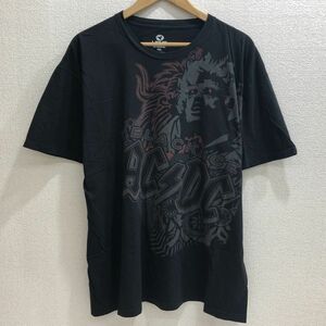 送料185円 LIQUID BLUE AC/DC エーシーディーシー BLACK ICE レッド 赤 ブラック 黒 XXL Tシャツ 海外 半袖 ロック バンド 古着[Q6546]