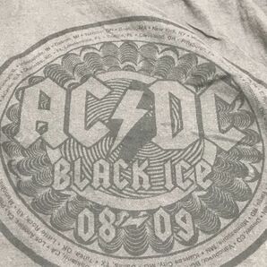 Anvil AC/DC エーシーディーシー BLACK ICE ツアー 2008/09 Tシャツ カーキ 2X 海外 ロック バンド[N3650]の画像8
