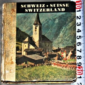 y2503☆シュヴァイツ・スイス　schweiz suisse　Switzerland　洋書　古いガイドブック　観光 案内　スイス