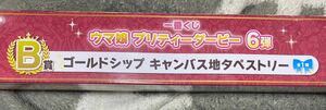 ウマ娘　一番くじ6弾　B賞ゴールドシップキャンバス地タペストリー