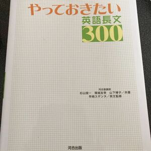 やっておきたい 英語長文 300 河合塾 解答付