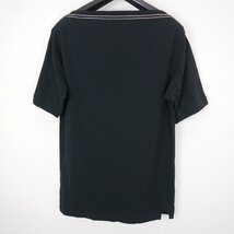 19SS FUMIKA UCHIDA フミカ ウチダ COTTON STRAIGHT NECK OVER SHOULDER TEE レディース ボートネック カットソー Tシャツ BLACK M_画像2