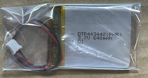 ** lithium polymer Li-Po 443442 new goods unused protection basis board attaching **