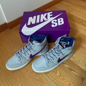 Nike SB Dunk High "Rush Blue and Team Orange/New York Mets" 