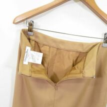 Christian Dior イタリア製 ウールシルク タイト スカート size36/クリスチャン・ディオール 0704_画像4
