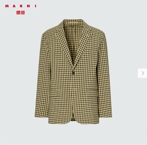 UNIQLO MARNI テーラードジャケット メンズLサイズ 2022年春夏モデル