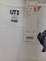 UNIQLO ホクサイブルーグラフィックTシャツ メンズLサイズ ポケットTシャツ_画像3