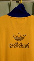 adidas/アディダス/トラックジャケット/ジャージ/M/イエロー/アクティブゴールド/トレフォイル/70/復刻/黄/青/GE0852 (マスタード)708_画像10