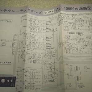 電波科学 1977年1月号 山水AU-10000回路図 ソニーTA-F7B/ST-A7B/トリオKT-9700/ナカミチ610/ティアックAL700/ビクターQL7R/ヤマハCA2000の画像6