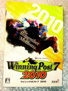 神ゲー競馬シミュレーションSLG傑作PCゲーム/Winning Post 7 2010+初心者にも安心!!攻略本4冊セット!!/箱説揃ウィニング ポスト/美品格安!!