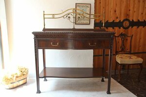 # shop front price Y154500# sideboard cabinet 83# storage * oak # Britain antique furniture 