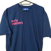 PmbyPERSON'S 4L 半袖 Tシャツ 3XL 大きいサイズ ネイビー 半袖Tシャツ ビッグサイズ 古着 トップス_画像5