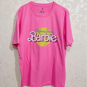 新品 バービー ピンクTシャツ/ヴィンテージロゴ
