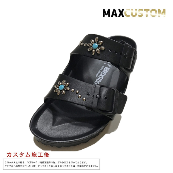 BIRKENSTOCK ビルケンシュトック カスタム サンダル アリゾナ EVA 36～43 黒 ブラック ARIZONA EVA メンズ レディース