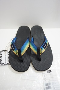 新品 23SS DESCENDANTディセンダント MAHI MAHI SANDAL SCOTT HAWAII サンダル シューズ 231SCDS-FW01S ブラック黒711N▲