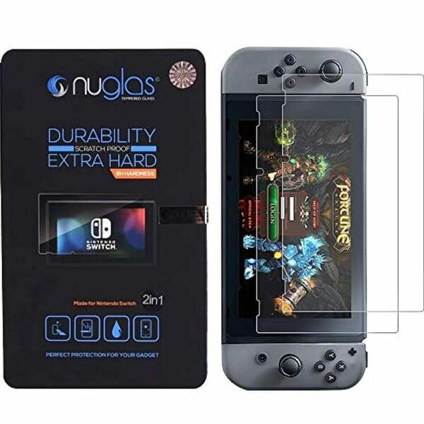 Nuglas Nintendo Switch 保護フィルム 9H ガラス飛散防止