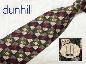 # beautiful goods #dunhill Dunhill necktie silk 100% Italy made .. floral print. 