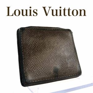 LOUIS VUITTON ルイヴィトン　タイガ　アカジュー　ポルトモネ　ボワット　コインケース 小銭入れ　M30386 刻印あり