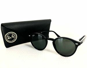 RayBan レイバン　RB2180 601/71 49□21 145 3N イタリア製　ボストンシェイプ型　プラスチック　ブラック